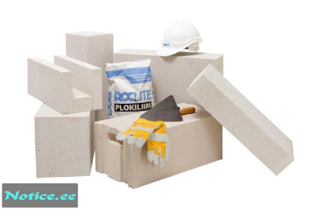 Roclite poorbetoon müüriplokid superhinnaga! Roclite 200x300x600S plokid vaid 2,34 EUR ...
