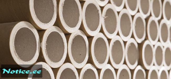 Картонная труба (диаметром от 125 мм) часто ...